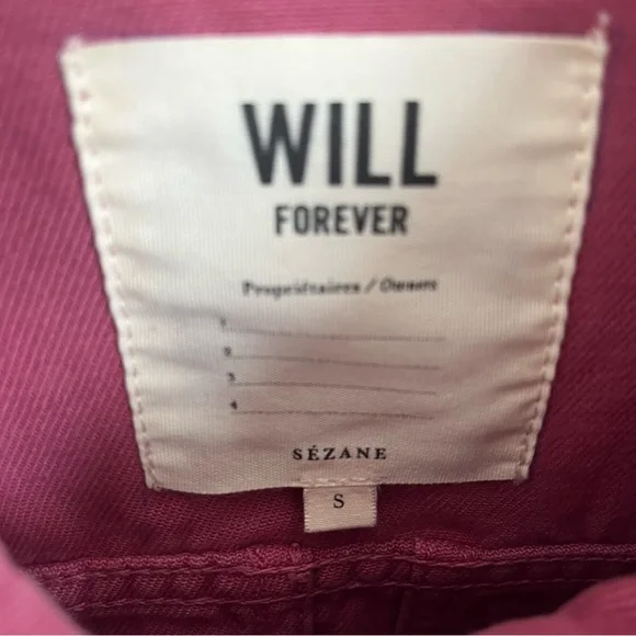 ✨Sezane Will Pink Ombré Jacket, S - Picture 5 of 6